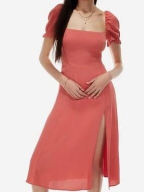 Wilfred Coral Midi Dress